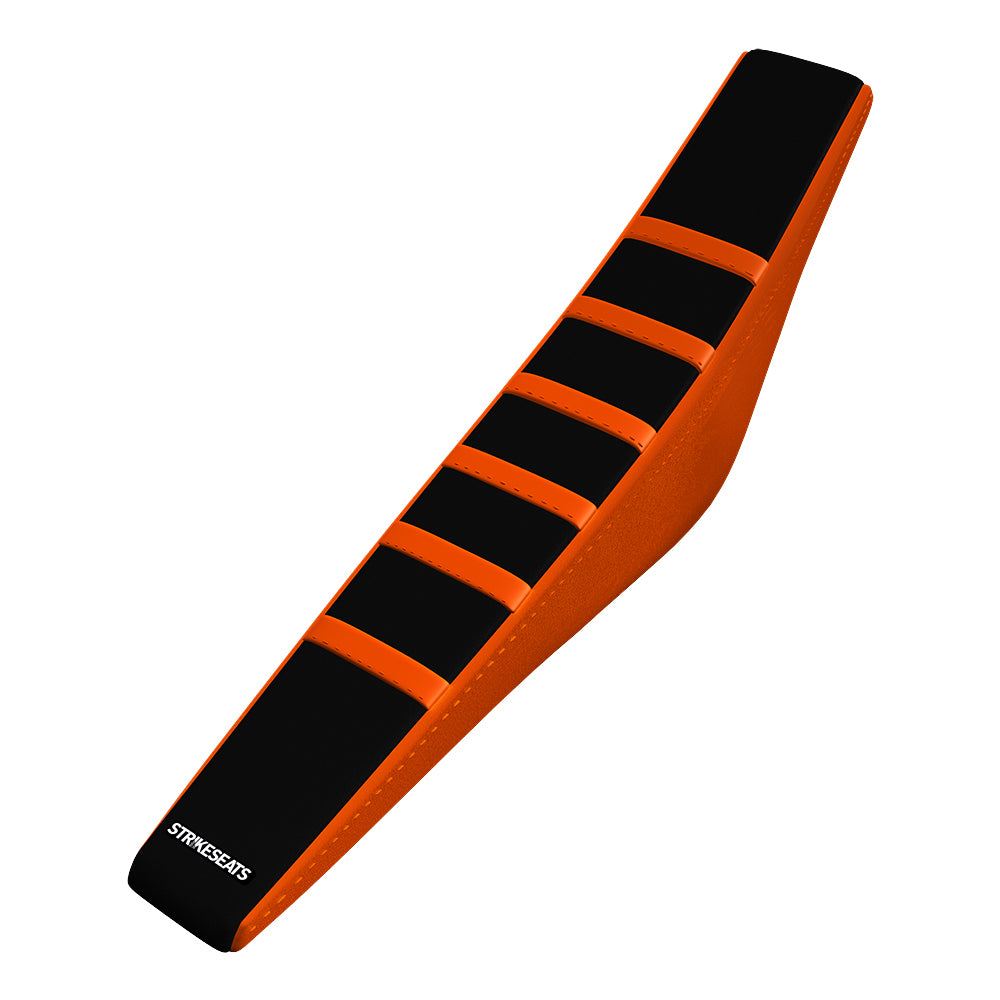 KTM ORANGE/BLACK/ORANGE Gripper Ribbed Seat Cover