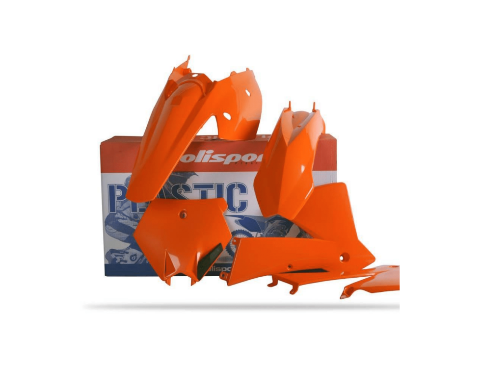 POLISPORT PLASTICS MX KIT KTM SX 03-04/EXC/EXC-F 04 - ORANGE