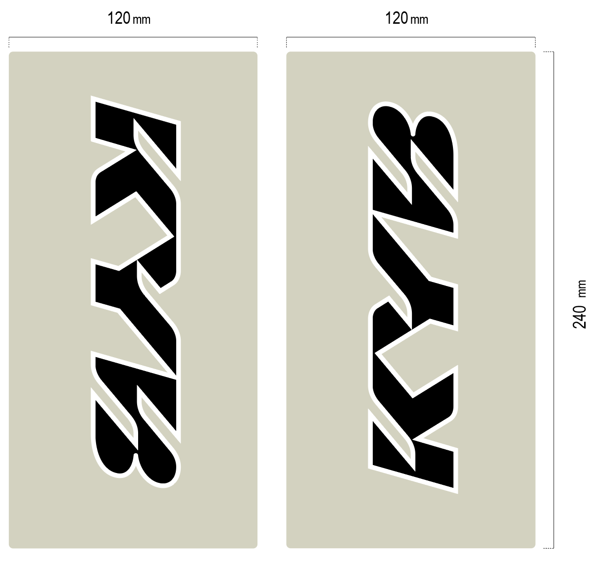 KYB Clear Fork Sticker