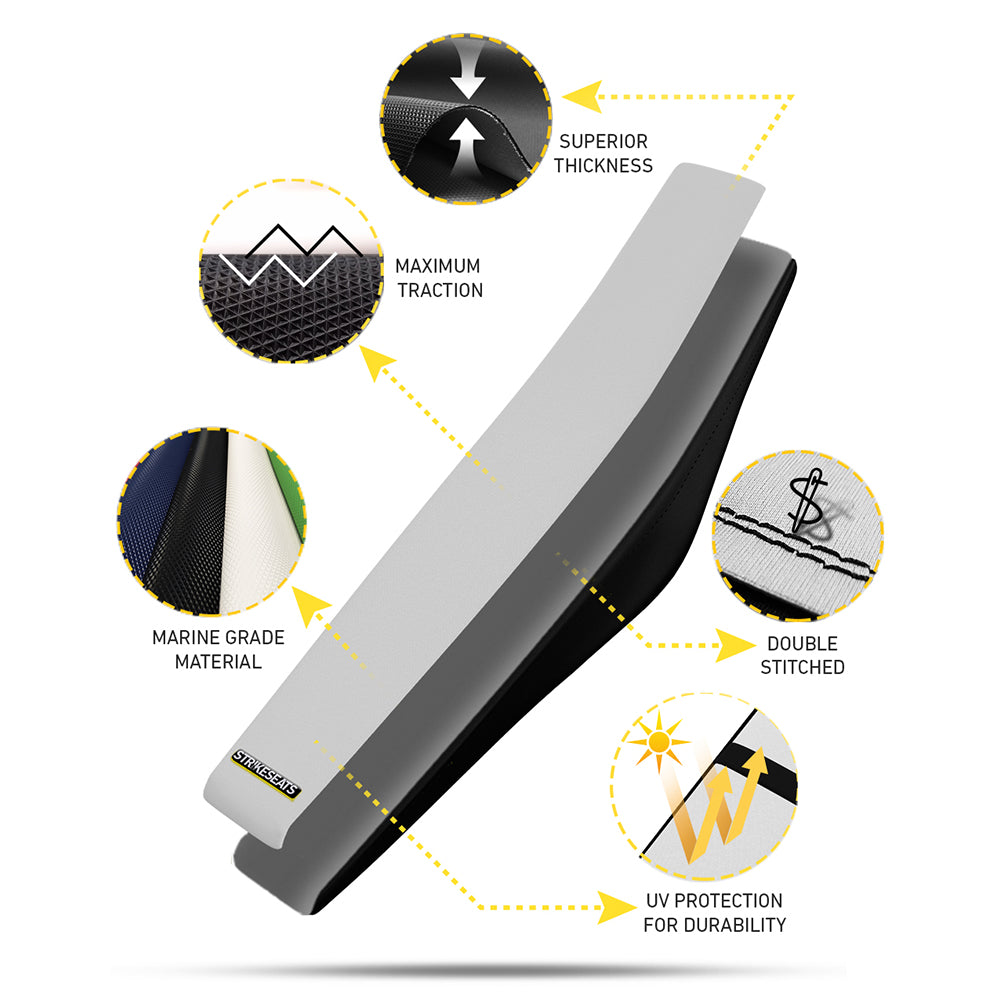 Suzuki YELLOW/YELLOW Gripper Seat Cover