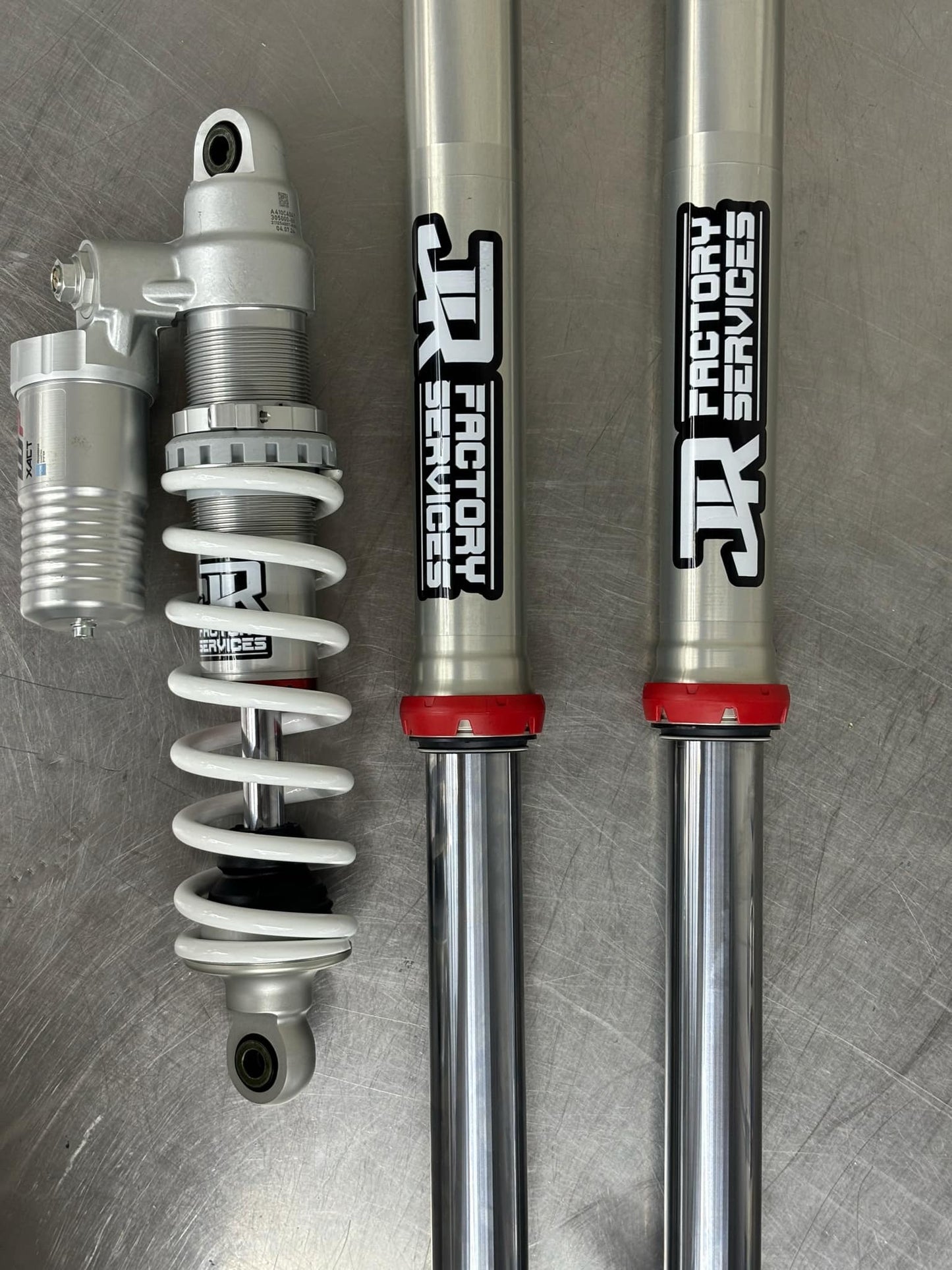 100- Suspension Fork Stickers with business Name