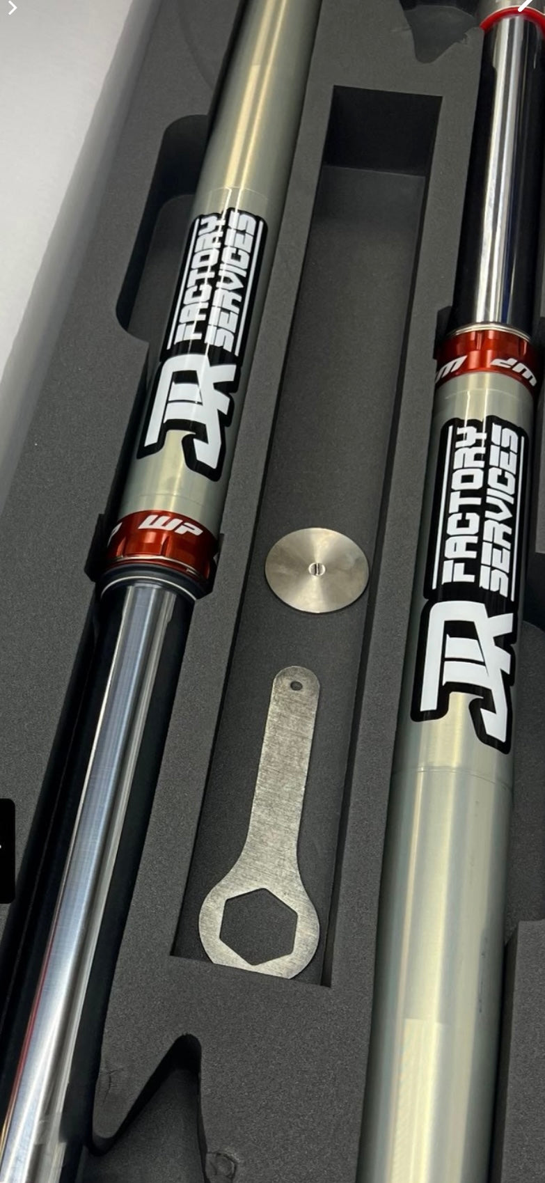 100- Suspension Fork Stickers with business Name