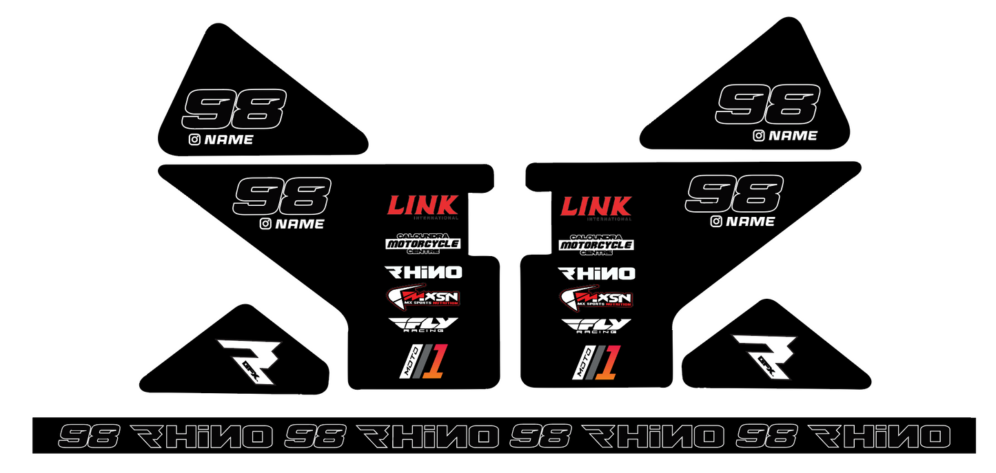 M3 4 Gallon Matrix Fuel Tank Graphic